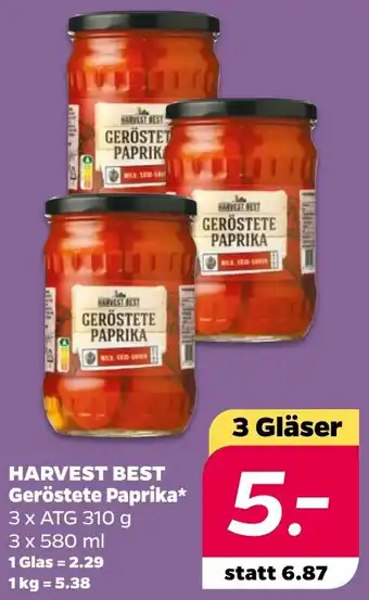 NETTO HARVEST BEST Geröstete Paprika Angebot