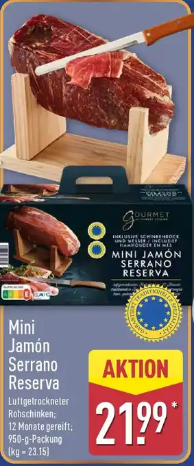 Aldi Nord Mini Jamón Serrano Reserva Angebot