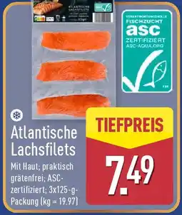 Aldi Nord Atlantische Lachsfilets Angebot