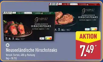 Aldi Nord Neuseeländische Hirschsteaks Angebot