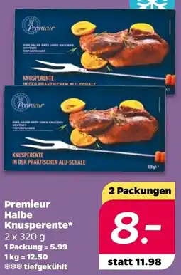 NETTO Premieur Halbe Knusperente Angebot