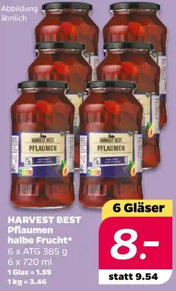 NETTO HARVEST BEST Pflaumen halbe Frucht Angebot