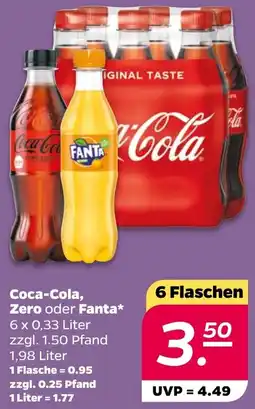 NETTO Coca-Cola, Zero oder Fanta Angebot