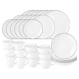 Netto Marken-Discount Seltmann Weiden Komplett-Service Lido Black Line 36er Set Angebot