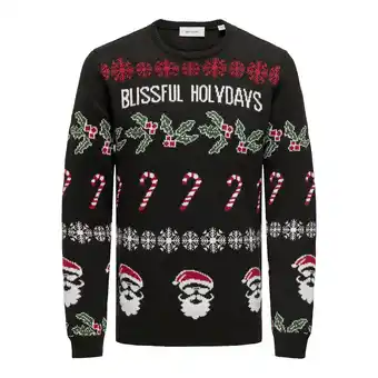 Netto Marken-Discount Only & Sons Pullover XMAS ALLOVER Strickpullover R-Neck Angebot
