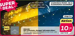 NETTO dekorado LED-Lichterkette „Eisregen“ mit Funkel-Effekt Angebot