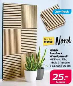 NETTO NORD 2er-Pack Wandpaneel Angebot