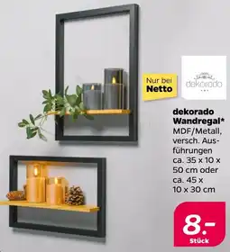 NETTO dekorado Wandregal Angebot
