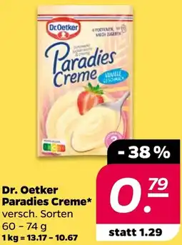 NETTO Dr. Oetker Paradies Creme Angebot