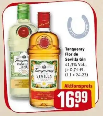 REWE PETZ Tanqueray Flor de Sevilla Gin 0,7L Angebot