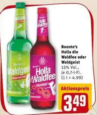 REWE PETZ Boente's Holla die Waldfee oder Waldgeist 0,7L Angebot