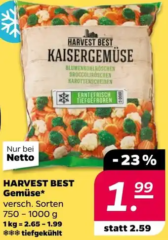 NETTO HARVEST BEST Gemüse Angebot