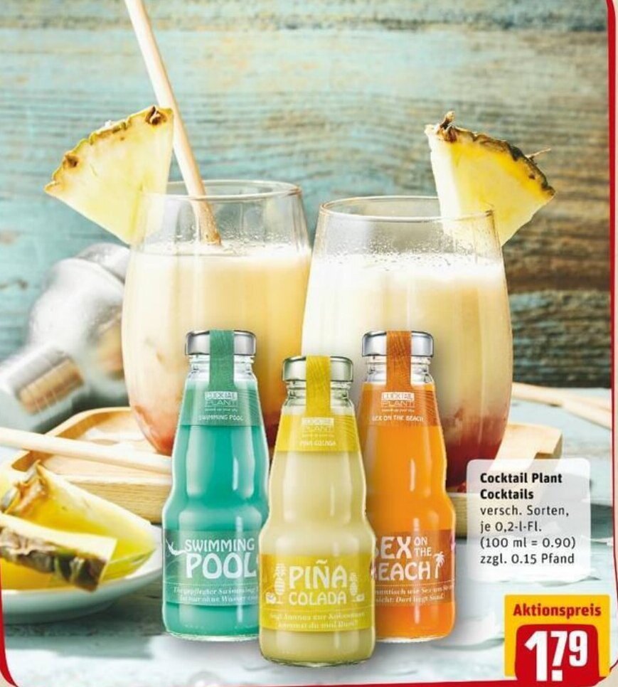 Cocktail Plant Cocktails 0,2L Angebot bei REWE PETZ