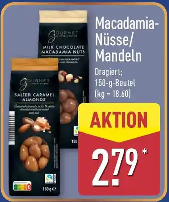 Aldi Nord Macadamia- Nüsse/ Mandeln Angebot