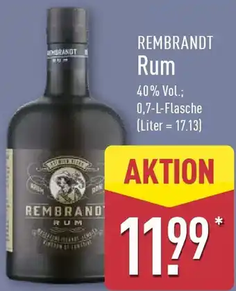 Aldi Nord REMBRANDT Rum Angebot
