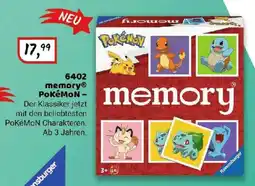 Idee+Spiel Ravensburger 6402 memory Pokémon Angebot