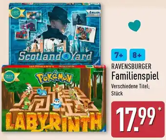 Aldi Nord RAVENSBURGER Familienspiel Angebot
