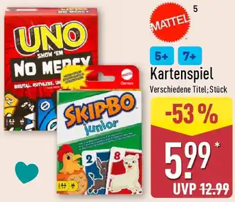 Aldi Nord MATTEL Kartenspiel Angebot