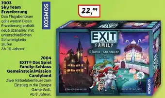 Idee+Spiel KOSMOS 7004 EXIT Das Spiel Family: Schloss Gemeinstein/Mission Candyland Angebot