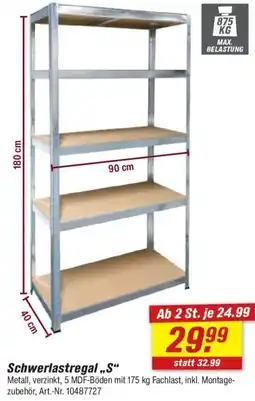 toom Baumarkt Schwerlastregal ,,S" Angebot