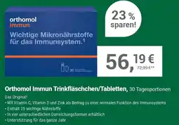 Alliance Healthcare Orthomol Immun Trinkfläschchen/Tabletten, 30 Tagesportionen Angebot