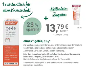 Alliance Healthcare elmex gelée Angebot