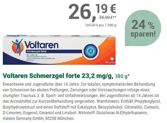 Alliance Healthcare Voltaren Schmerzgel forte 23,2 mg/g Angebot