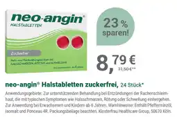 Alliance Healthcare neo-angin Halstabletten zuckerfrei Angebot