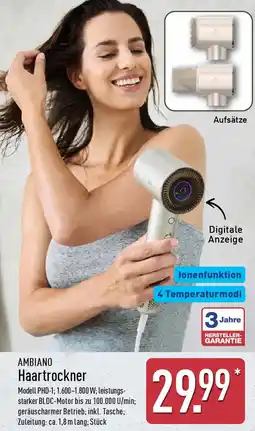 Aldi Nord AMBIANO Haartrockner Angebot