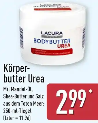 Aldi Nord LACURA Körperbutter Urea Angebot