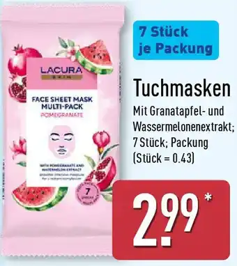 Aldi Nord LACURA Tuchmasken Angebot