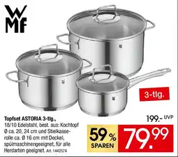 Zurbrüggen WMF Topfset ASTORIA 3-tlg. Angebot