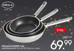 Zurbrüggen RÖSLE Pfannenset ELEGANCE 3-tlg. Angebot