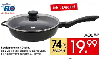 Zurbrüggen ELO Servierpfanne mit Deckel Angebot