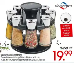 Zurbrüggen KÜCHENPROFI Gewürzkarussel RONDO Angebot