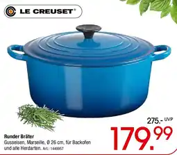 Zurbrüggen LE CREUSET Runder Bräter Angebot