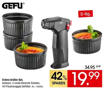 Zurbrüggen GEFU Crème brûlée-Set Angebot