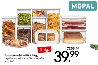 Zurbrüggen MEPAL Vorratsdosen-Set MODULA 9-tlg. Angebot