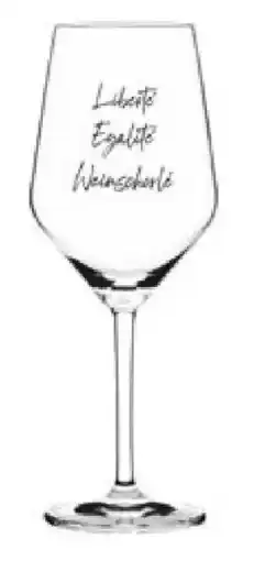 Zurbrüggen RITZENHOFF Weinglas mit Spruch Angebot