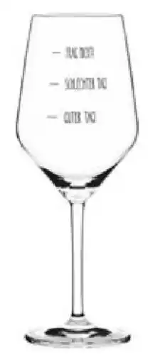 Zurbrüggen RITZENHOFF Weinglas mit Spruch Angebot