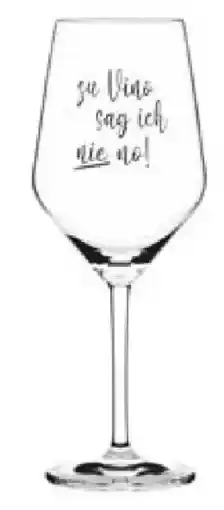 Zurbrüggen RITZENHOFF Weinglas mit Spruch Angebot