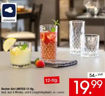 Zurbrüggen LEONARDO Becher-Set LIMITED 12-tlg. Angebot