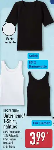 Aldi Nord UP2FASHION Unterhemd/ T-Shirt, nahtlos Angebot