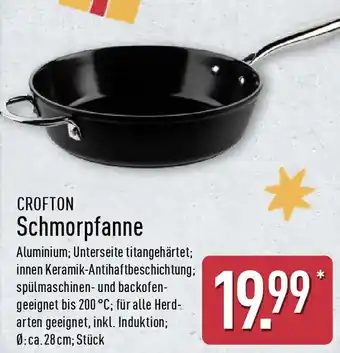 Aldi Nord CROFTON Schmorpfanne Angebot