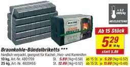 toom Baumarkt REKORD Braunkohle-Bündelbriketts Angebot