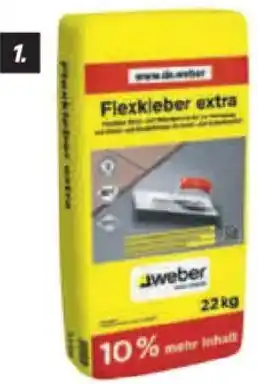 toom Baumarkt Weber Flexkleber ,,extra" Angebot
