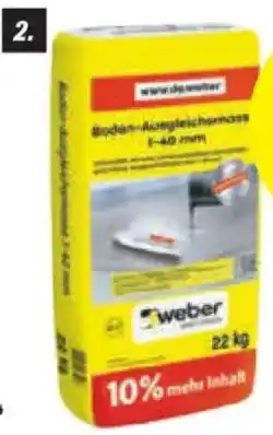 toom Baumarkt Weber Boden-Ausgleichsmasse Angebot