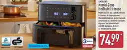 Aldi Nord AMBIANO Kombi-Zone Heißluftfritteuse Angebot