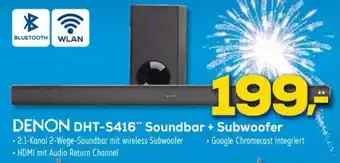 Euronics Denon DHT-S416 Soundbar+Subwoofer Angebot