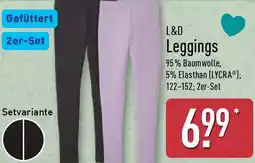 Aldi Nord L&D Leggings Angebot